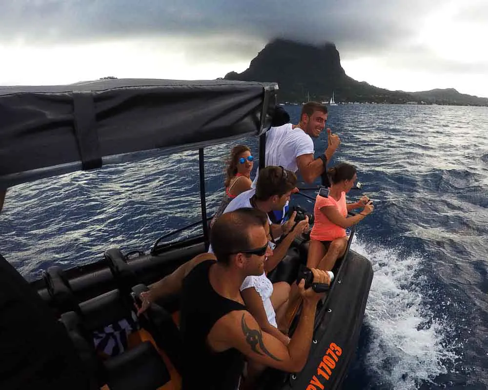 Client tour Tohora Bora Bora