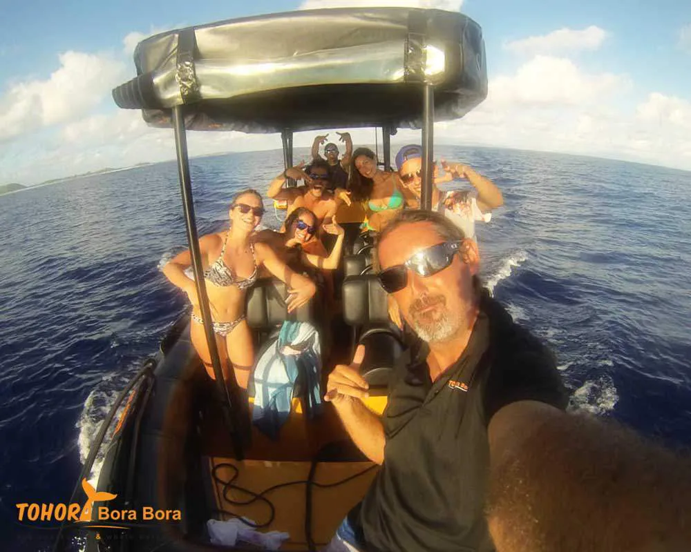 Client bateau lagon Bora Bora