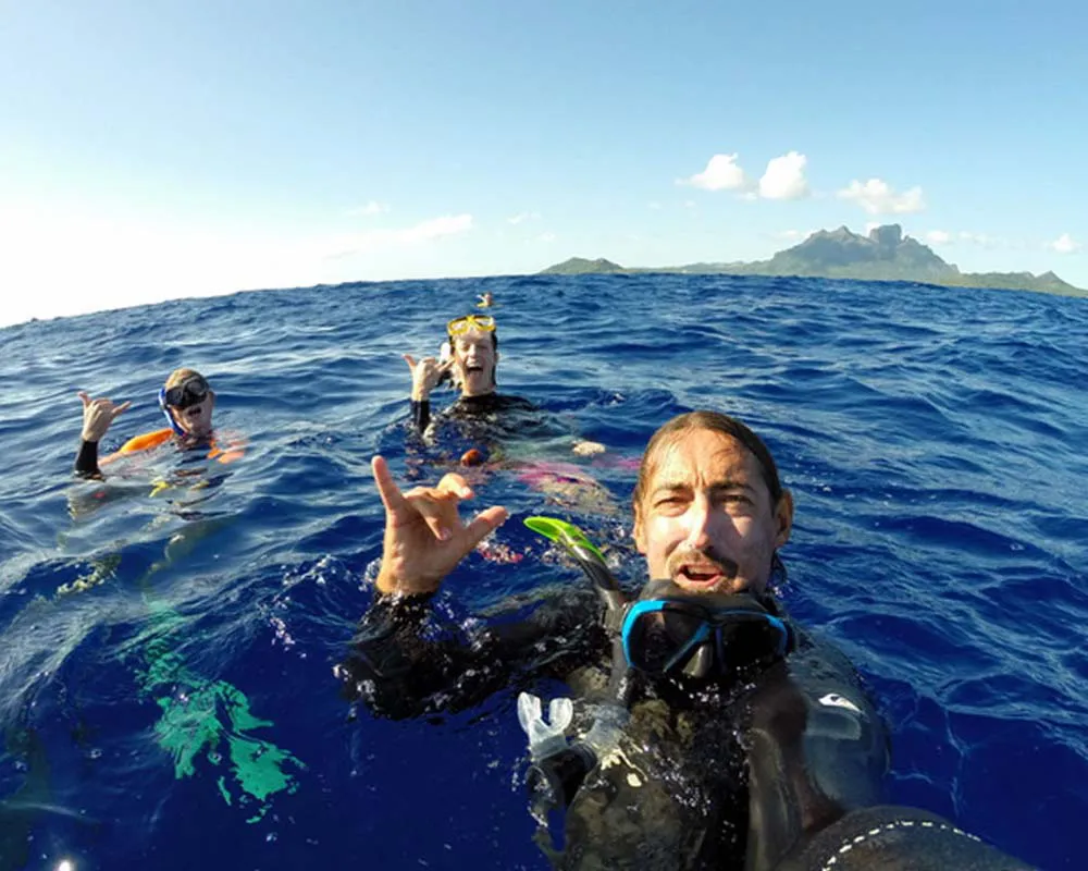 Client Tohora Bora Bora tours