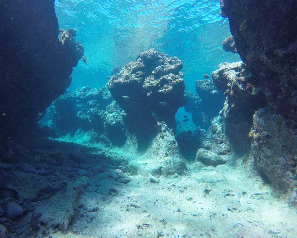 Bora Bora snorkeling site Haapiti